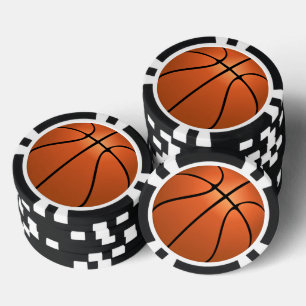 Basketball Poker Chips