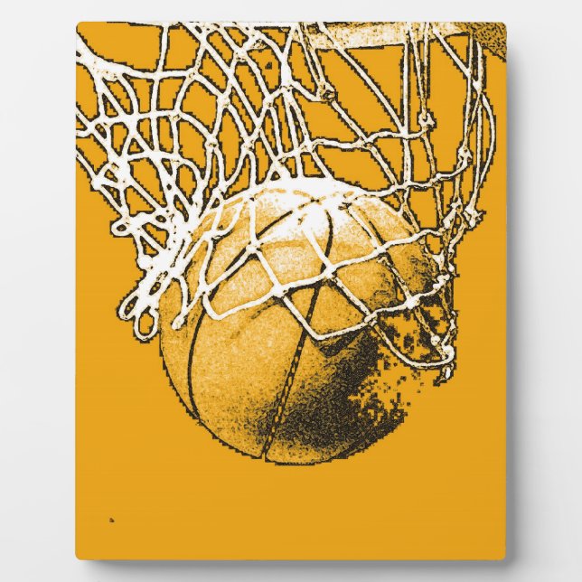Basketball Pop Art Plaque (Front)