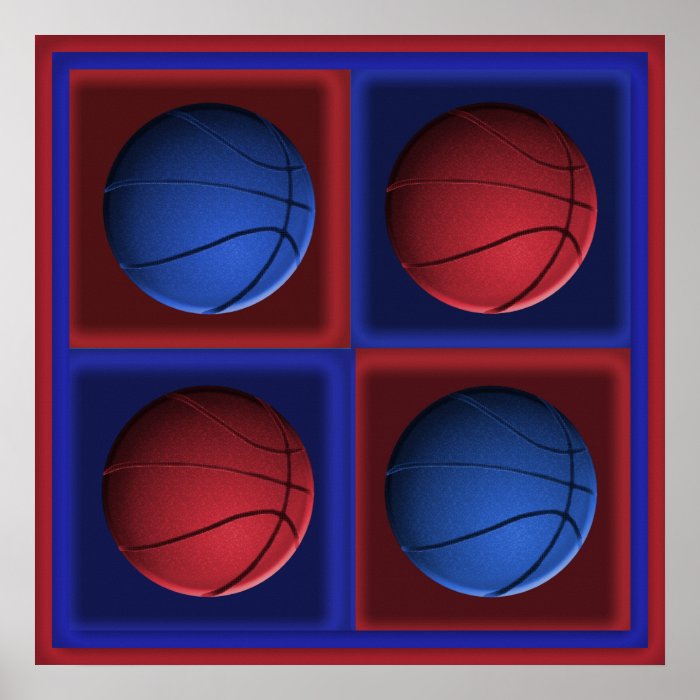 Basketball Pop Art Poster