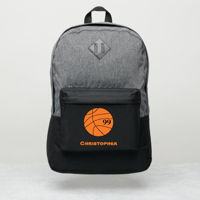 Basketball Port Authority® Backpack (Front)
