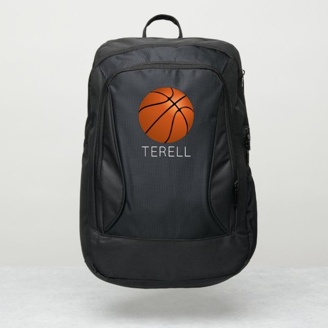 Basketball Port Authority® Backpack (Front)