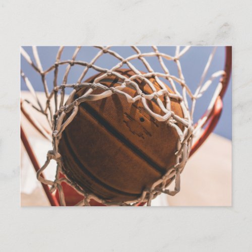 basketball postcard