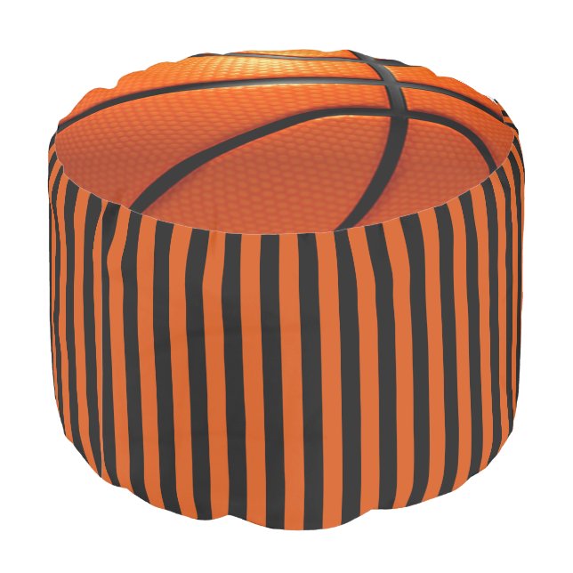 Basketball Pouf (Angled Back)