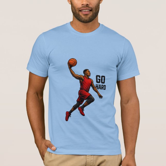 Basketball Power Move T-Shirt – Strong Mind Strong (Front)