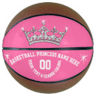 Basketball Princess Personalized Basketball Ball