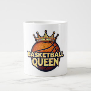 Basketball Queen Giant Coffee Mug