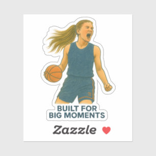 Basketball Queen – Girls Can Dunk Too Sticker