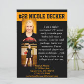 Basketball recruit mailer (Standing Front)