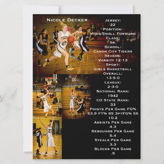 Basketball recruit mailer (Back)