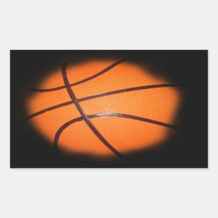 Basketball Rectangular Sticker