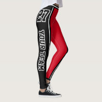 Varsity Basketball Hot Pink Black Shorts Your Logo Leggings