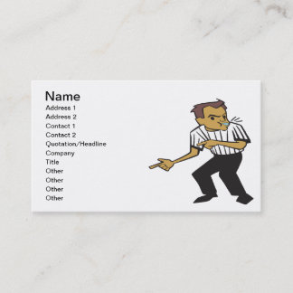 Basketball Referee Business Card