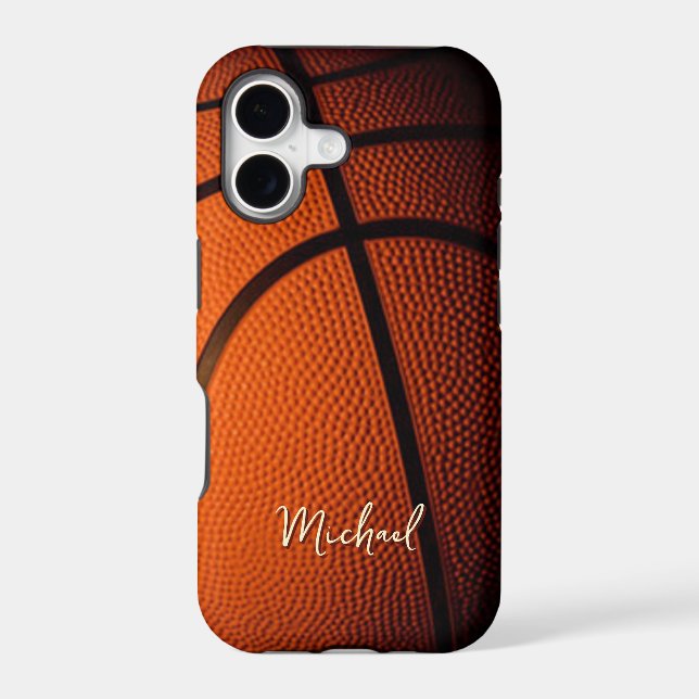 Basketball Replace Own Name Customizable  Case-Mate iPhone Case (Back)