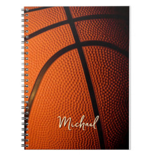 Basketball Replace Own Name Customizable Notebook