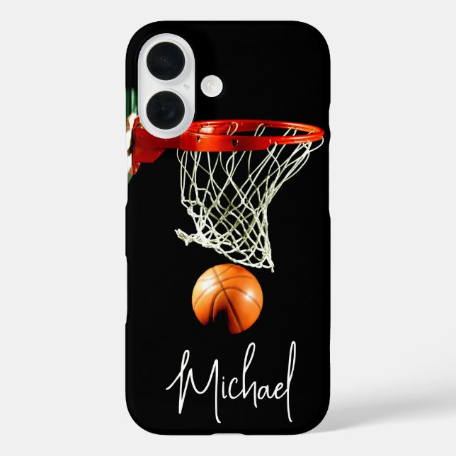 Basketball Replace with Your Name Case-Mate iPhone Case (Back)