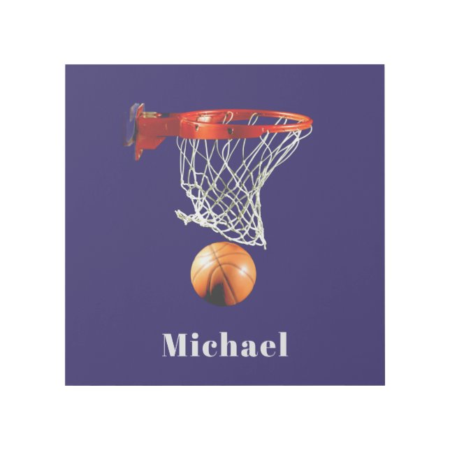 Basketball Replace with Your Name Gallery Wrap (Front)