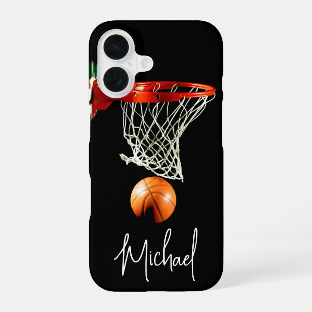 Basketball Replace with Your Name Iphone Case (Back)