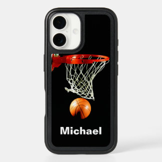 Basketball Replace with Your Name iPhone 16 Case