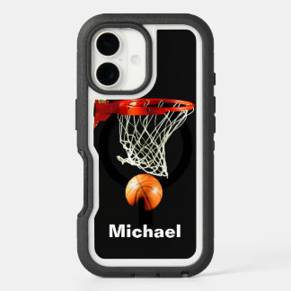 Basketball Replace with Your Name iPhone 16 Case