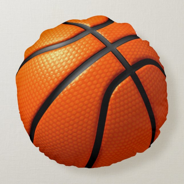 Basketball Round Pillow (Back)
