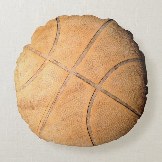 Basketball Round Pillow (Front)