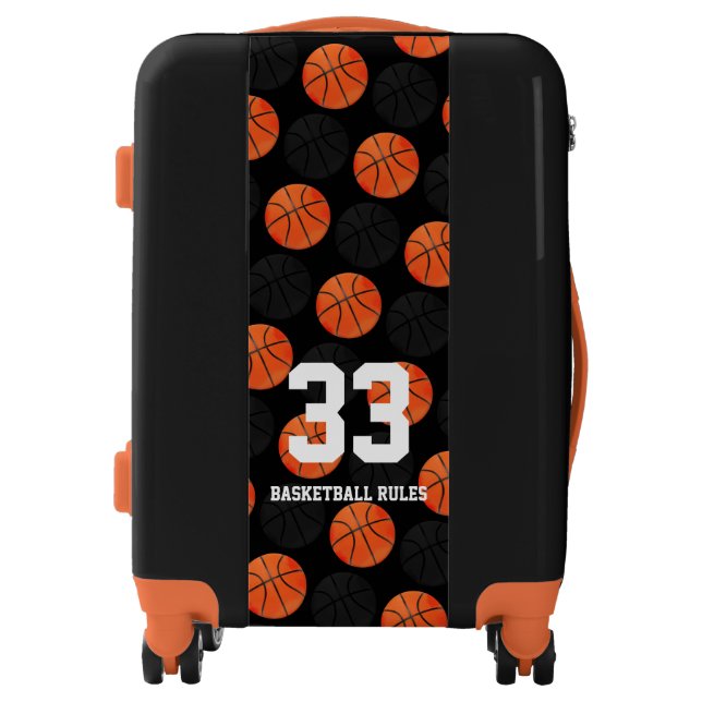 Basketball Rules | Sports Balls Pattern Gift Luggage (Front)