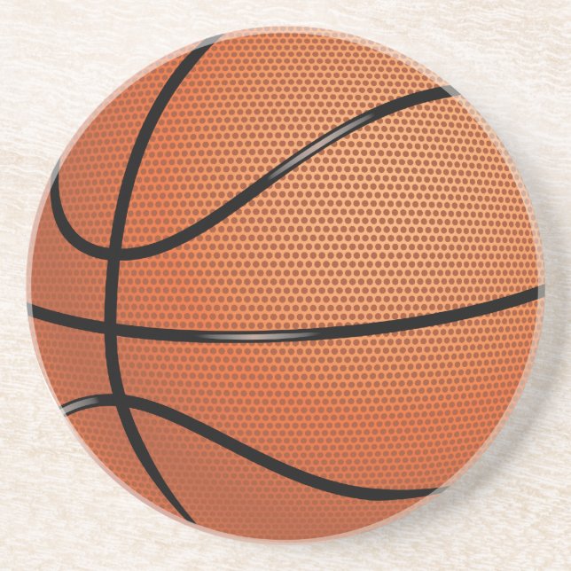 Basketball Sandstone Coaster (Front)