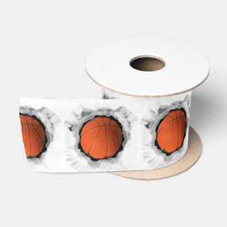 Basketball Satin Ribbon