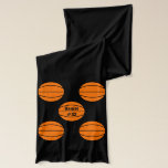 Basketball Scarf<br><div class="desc">Basketball scarf can be customized with a name for player, team, school or coach.</div>