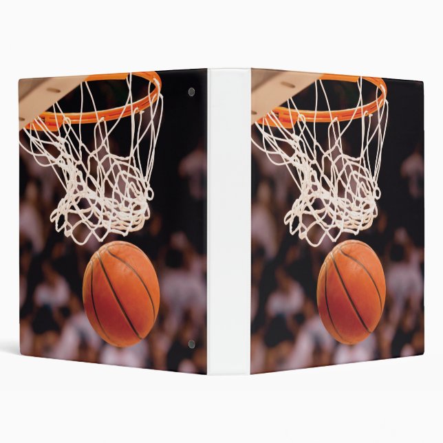 Basketball Scoring 3 Ring Binder (Background)