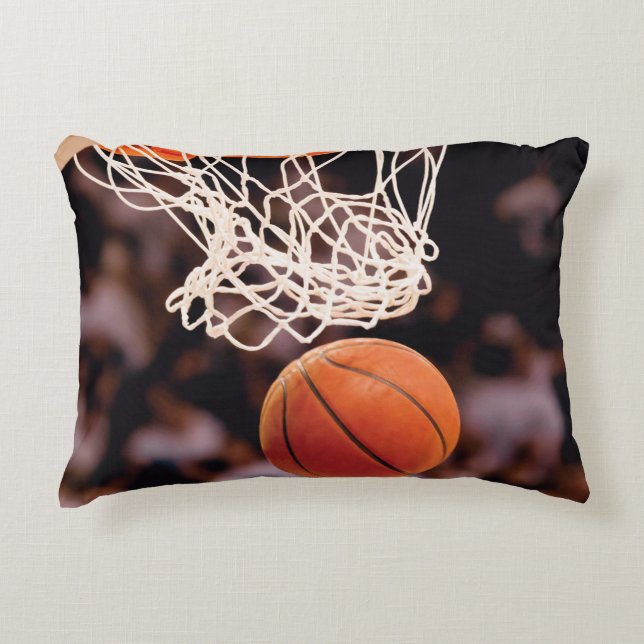 Basketball Scoring Accent Pillow (Front)