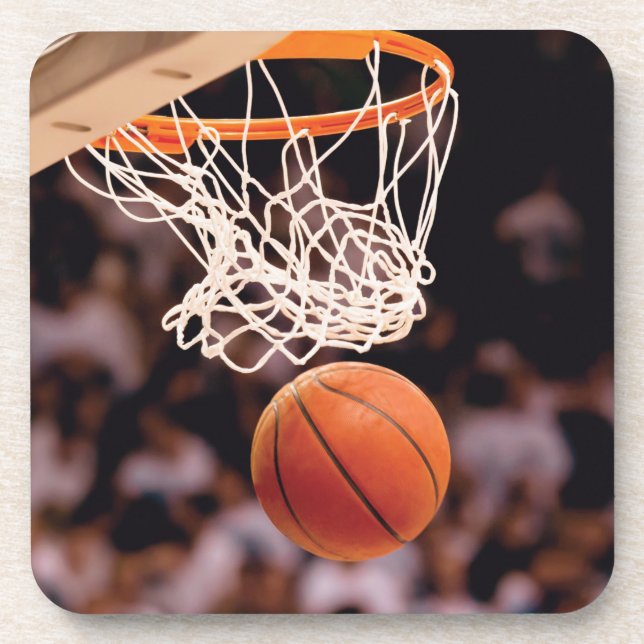 Basketball Scoring Beverage Coaster (Front)
