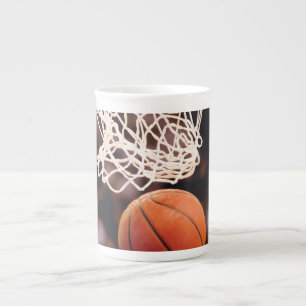 Basketball Scoring Bone China Mug