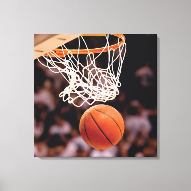Basketball Scoring Canvas Print (Front)