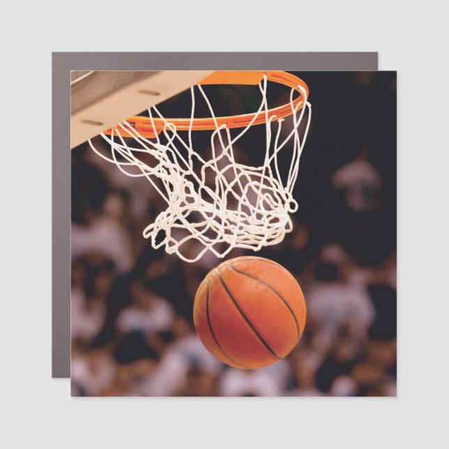 Basketball Scoring Car Magnet (Front)