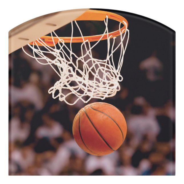 Basketball Scoring Door Sign (Contour Front)