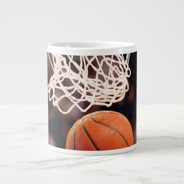 Basketball Scoring Giant Coffee Mug (Front)