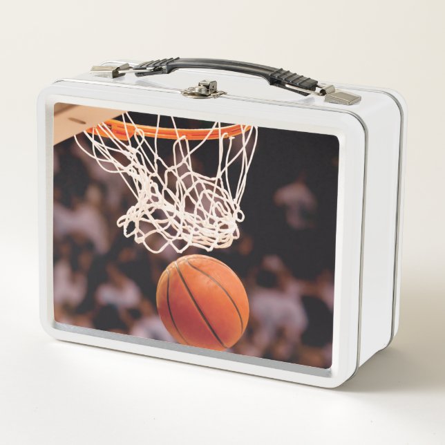 Basketball Scoring Metal Lunch Box (Front)