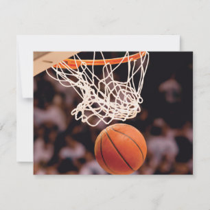 Basketball Scoring Note Card