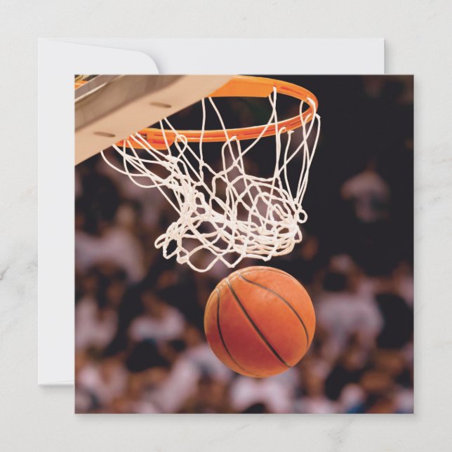 Basketball Scoring Note Card (Front)