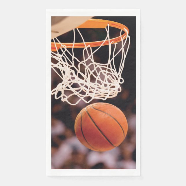 Basketball Scoring Paper Guest Towels (Front)