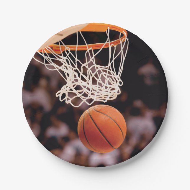 Basketball Scoring Paper Plates (Front)