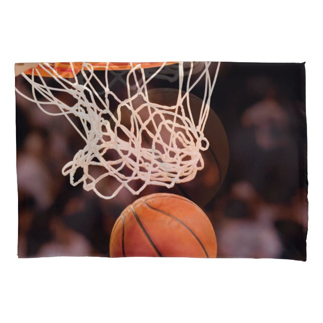 Basketball Scoring Pillow Case (Front)