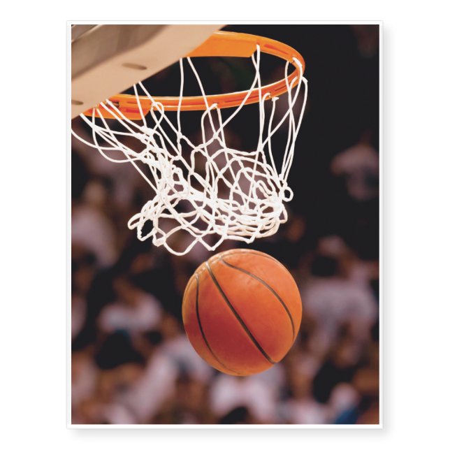 Basketball Scoring Temporary Tattoos (Front)