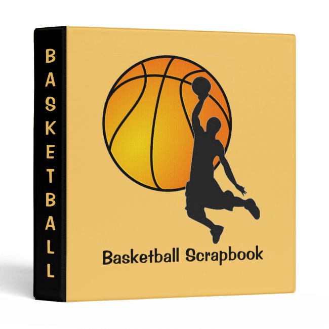 Basketball Scrapbook Binder