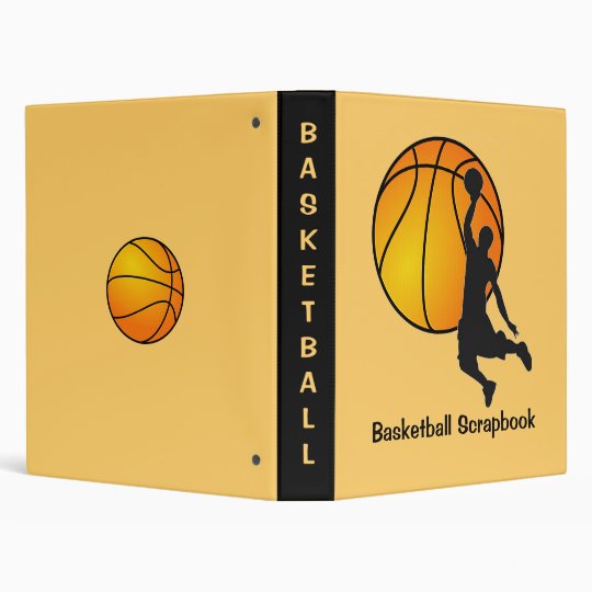 Basketball Scrapbook Binder | Zazzle.com