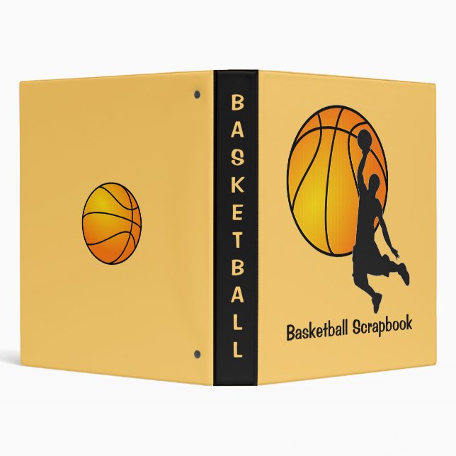 Basketball Scrapbook Binder (Background)