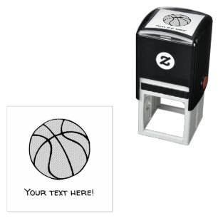 Basketball Self-inking Stamp