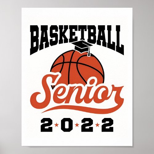 Basketball Senior 2022 Poster