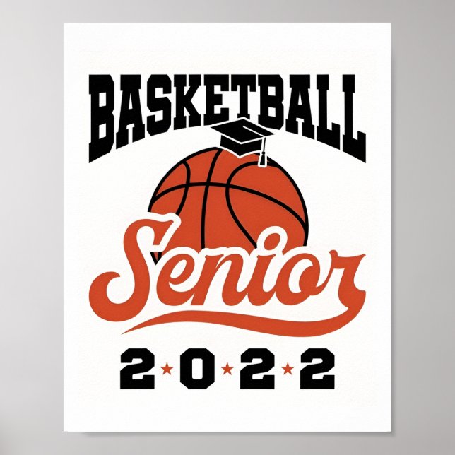 Basketball Senior 2022 Poster (Front)